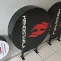 Neon Box Bulat Dua Sisi Akrilik 50 cm. 
