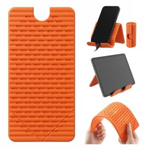 Foldable Phone Stand Silicone Multi-Angle Adjustable Phone Holder Tablet/Laptop Stand  Lazy Stand 手机支架