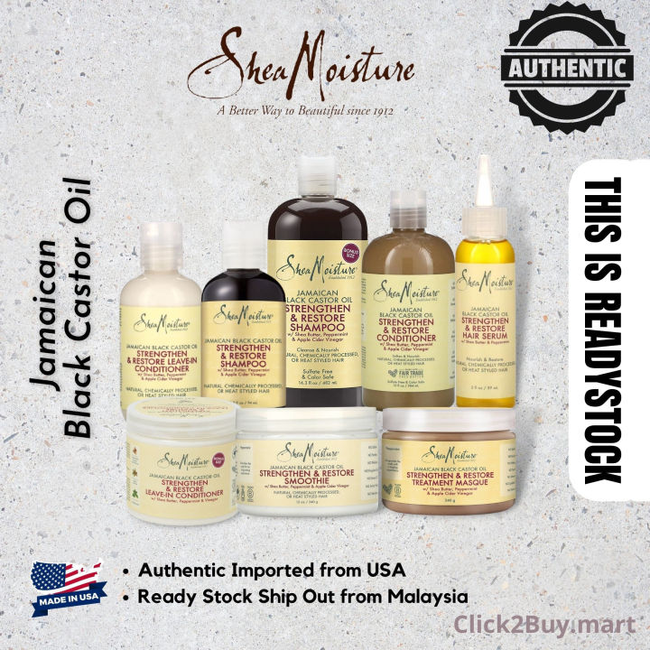 Ready Stock Shea Moisture SheaMoisture Jamaican Black Castor Oil Ready Stock Shea Moisture SheaMoisture Jamaican Black Castor Oil