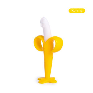 Payoe Mainan Gigitan Bayi Bentuk Pisang Teether Banana Bayi Bpa Free
