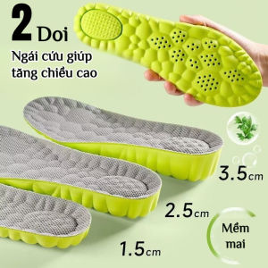 ⚡Đế giày tăng chiều cao / Đế giày thoải mái thấm mồ hôi và khử mùi / Đế giày thể thao vô hình hấp thụ sốc/giày thể thao nữ độn đế/lót giày tăng chiều cao