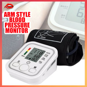 (Variation) Manual Blood Pressure Monitor Sphygmomanometer WITH Stethoscope /Electronic Blood Monitor Arm Style (White)