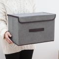 Hộp Vải Đựng Đồ, Quần Áo, Đồ Lót, Ga Giường Có Thể Gấp Gọn/ Thùng Đựng Đồ Đa Năng Có Nắp Đậy. 