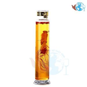 [HCM]Bình khóa 2 lít Bình thủy tinh ngâm rượu nhân sâm 2 lít có móc khóa - bình cao cấp 1 bình sâm óng móc khóa sang trọng bình thủy tinh 1 lít