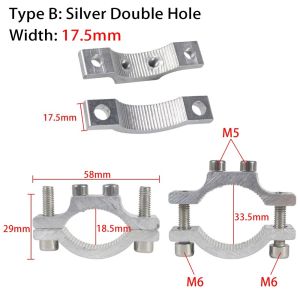 MUNCHX 1Pcs Xe đạp điện Giá đỡ đèn xe máy Ống khung tay lái Sửa lỗi chip Kẹp đa chức năng Phổ quát Phụ kiện xe đạp Giá đỡ đèn điện thoại Dành cho phuộc trước 18.5-33.5mm