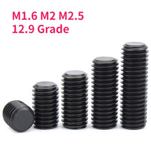 M1.6 M2 M2.5 12.9 Thép Carbon Allen Lục Giác Lục Giác Ổ Cắm Điểm Phẳng Bộ Vít Đầu Bu Lông