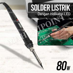 Solder Digital Iron Adjustable Temperature 220V 80W Solder Tertinggi 500℃ Electric Solder LCD Soldering