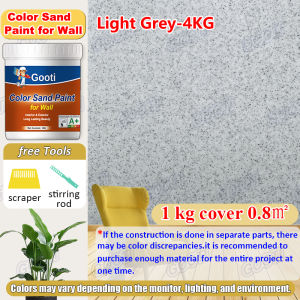 GOOTI Epoxy Imitates Stone Art Paint Artistic Wall Paint Waterproof Scratch-resistant Wear-resistant Wall Floor Universal Indoor Outdoor Coating 1KG/2KG/4KG