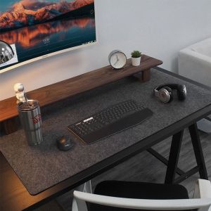 MANNUSCIPTSTORE12RE5 Gaming Accessories Wool Felt Mouse Pad Non-slip Large Size Computer Desk Protector 90x40cm Home Office Laptop Table Mat