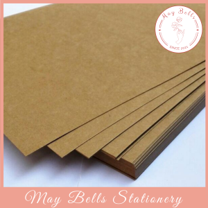 Xấp 100 Tờ Giấy Bìa Màu Nâu A4 120gsm Giấy Thủ Công Kraft Màu Nâu Dày Gấp Origami