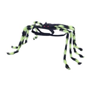GJURD Furry Pet Spider Harness Creative Spider Decoration Cat Cosplay Costume Spooky Realistic Dog Halloween Costume Halloween Party