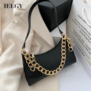 IELGY Túi Đeo Vai Kẹp Nách Họa Tiết Cá Sấu Đơn Giản Và Thanh Lịch Cho Nữ