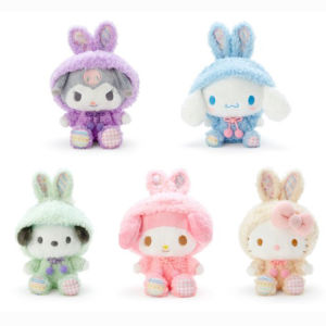 Sanrios Cartoon Stuffed Melody Kuromi Cinnamoroll Plush Toy Anime Kawaii Soft Plushie Girls Doll Toys Pendant Kids Gifts 25CM
