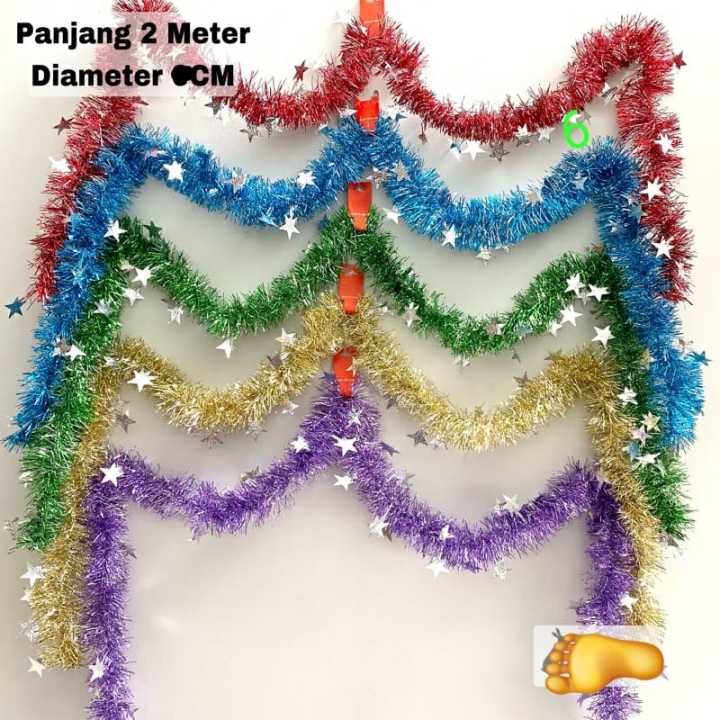 Slinger Dekorasi Natal / Ornamen Gantung Slinger Natal 6cm | Lazada ...