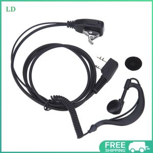 COD [Free Shipping] 2 PIN Earpiece Headset PTT MIC Interphone Earphone Earpiece for Baofeng UV5R