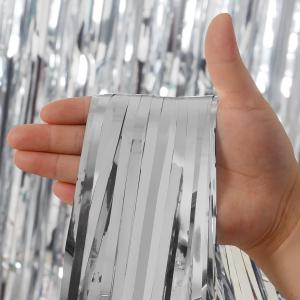 ฟอยล์ตกแต่ง1x2m ม่านฟอยล์2เมตร สําหรับตกแต่งปาร์ตี้วันเกิด งานแต่งงาน ตกแต่งฉากหลัง ม่านฉากหลัง