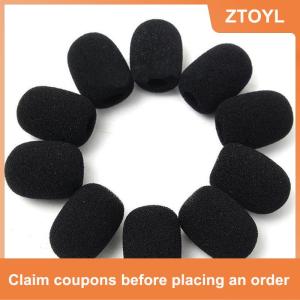 【ZTOYL】 5 chiếc Màng chắn gió cho micro Bông mềm Đệm bọc micro Giá đỡ Da bọt xốp