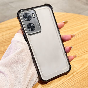 YBD Phone Case for OPPO A57 A77 4G 2022 A77S A57E OnePlus Nord N20 SE 4G Transparent All Inclusive Soft Shell High-end Sensation with Four Corner Anti Fall