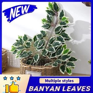 12 Artificial Banyan Leaves to Meet the Needs of Indoor and Outdoor Wedding Rooms Parties Rest et