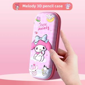 Kuromi Capybara 3D Pencil Case Large Capacity Pencil Case WaterProof School Students Stationery Pouches Multifunctional Pen Bag Pen Box For Girls