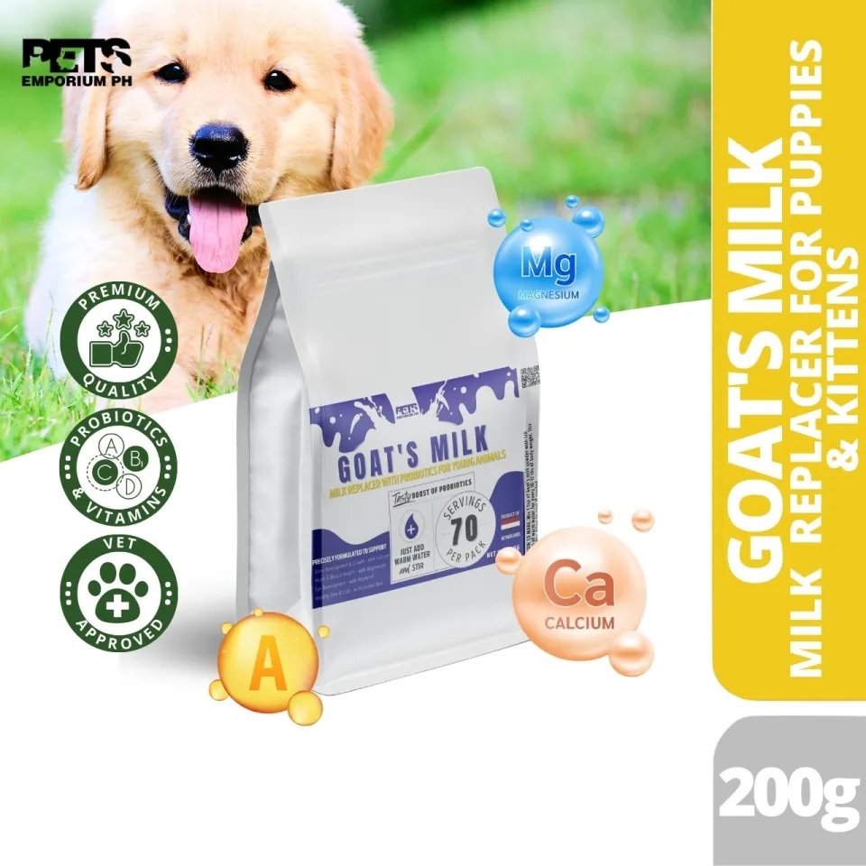 Pets Emporium PH Instant Goat s Milk with Probiotics for Dogs and Cats replacer puppies kittens 200g