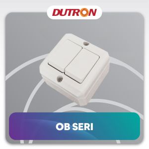 Saklar Engkel Outbow Lampu Saklar Double Saklar Tempel 2 Tombol Dutron