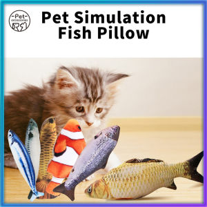 Cat Fish Toy Catnip Toy Fish Pet Toy For Kitten Bite Chew Scratch Cats Supplies