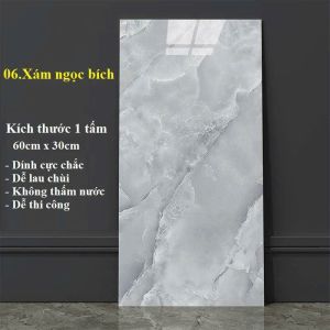 Bộ 10 Tấm Xốp Dán Tường 3D PVC Giả Đá 60x30cm Keo Sẵn Dày 25mm Cao Cấp Cho Tường Nhà Sang trọng Đẳng Cấp