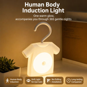 Human Body Induction Night Light Corridor Hallway LED Lamp Wireless Kitchen Shoe Cabinet Sensor Light Home Decor