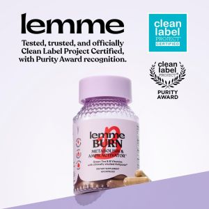 Lemme Burn Belly Fat Capsules for Metabolism Support 30-Day Supply | AMPK Activator for Men & Women Clinically Studied