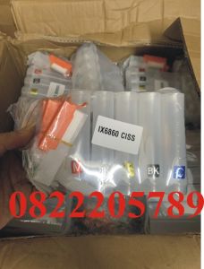 Bộ dẫn mực ngoài máy in Canon 6770/ 6870/ 7270 có chíp