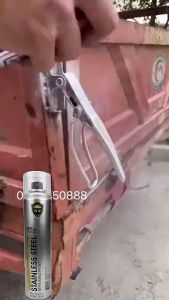 No Rust Chrome paint spray Cartridges With Chrome Plated Steel Wheel Spray Color 350mL Car