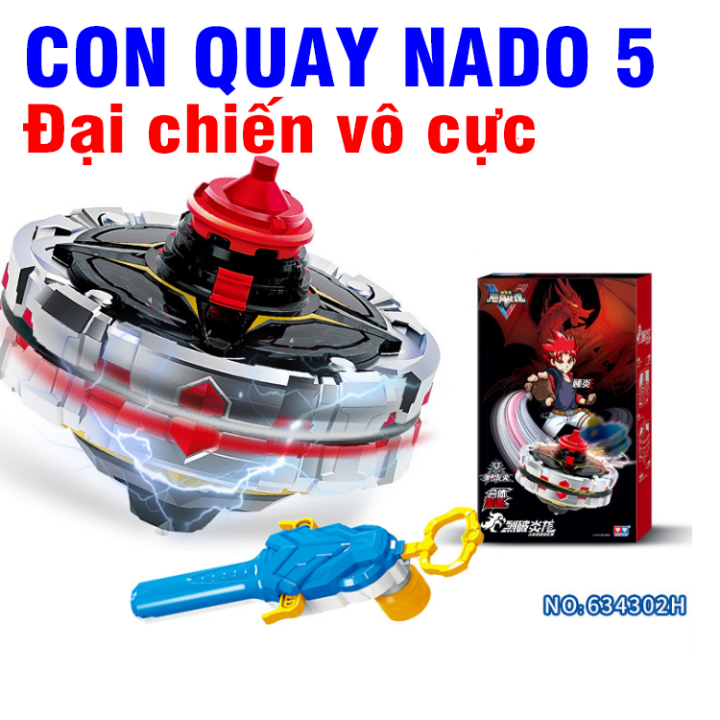 Con quay Infinity Nado 5 Đại Chiến Vô Cực Thần Phong Giáp Chiến dòng hợp thể gia tốc đồ chơi trẻ em mã 634301H