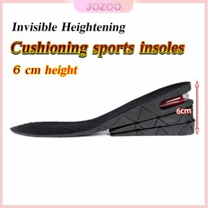 Jozoo 6cm Height Increase Insoles 3-layer Air Cushion Heel Insert Lift Shoes Insole for Men and Women