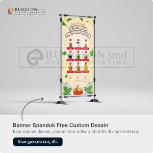 PRINT CETAK SPANDUK BANNER MINUMAN KEKINIAN CUSTOM DESAIN