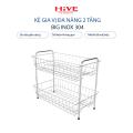 KỆ GIA VỊ ĐA NĂNG 2 TẦNG BIG INOX 304. 