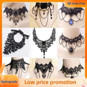 ✨QK shop✨ StarryBaby🍼Gift💕 1pc Vintage Choker Necklace Gothic Jewelry Necklaces Pendants False Necklace