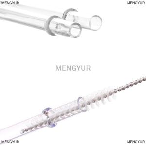 [COD] MENGYUR 10 Pcs White Glitter Plastic Straw 9 Inches Long Reusable Hard Drinking Straws For Tumbler Mug Cup Bottle