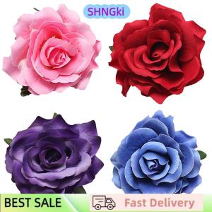 SHNGki Bridal Rose Flower Hairpin Brooch Wedding Bridesmaid Party Accessories Hair Clip