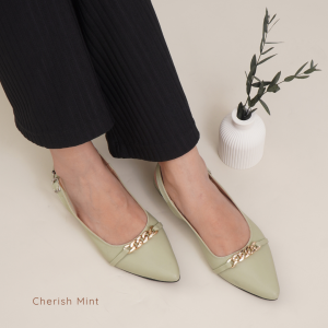 QUINCE Cherish Mules Heels Wanita 2 cm