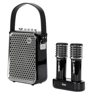 Divoom SongBird HQ2 Karaoke Bluetooth Speaker | 50W Wireless Portable Speaker with Dual Mic