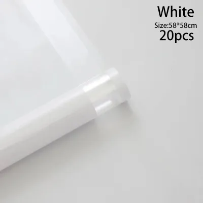 20pcs丨Bouquet Wrapper Transparent Border Flower Wrapping Waterproof Bouquet Gift Wrapping Paper