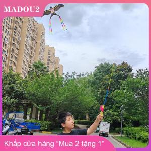 [COD] MADOU2 2025 New Trẻ Em Cầm Tay Cần Câu Diều Với Đuôi Ngoài Trời Đồ Chơi Tương Tác Cho Vui Vẻ Cha Mẹ Con Hoạt Động