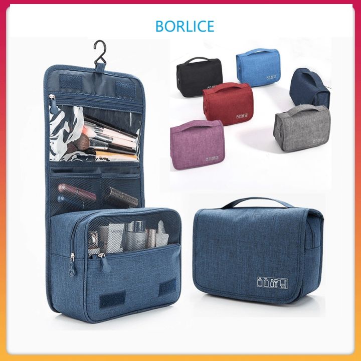 Toiletry Bag Travel Organizer Hanging Bag Cosmetic Bag Makeup Pouch Toiletries Waterproof Portable Organiser Lazada PH