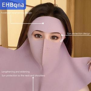 [COD] EHBqna SPORTS หน้ากากป้องกันแสงแดดผ้าไหมน้ำแข็งผ้าพันคอคอป้องกันรังสียูวีหน้ากากปิดหน้ากันแดดกันฝุ่นใช้ในฤดูร้อน