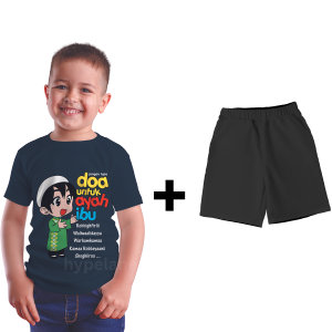 Baju Kaos Setelan Distro Muslim Harian Anak Laki Laki Lucu Import 1 - 10 Tahun - Hypelane Kids