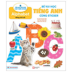 Sách Bé Vui Học Tiếng Anh Cùng Sticker (Lẻ Từng Chủ Đề) - Tân Việt