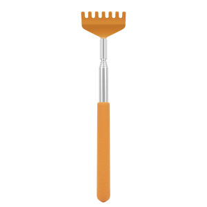 【Elegant Residence】Extendable Portable Telescopic Stainless Steel Retractable Claw Metal Telescopic Tickling Tool Back Scratchers Handy with Non Slip Handle