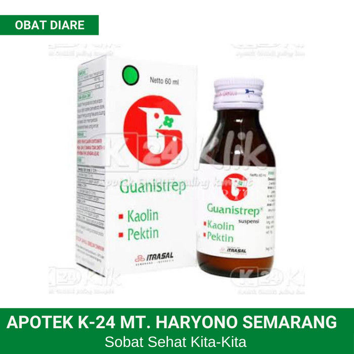 Guanistrep Suspensi Sirup 60 ML - Obat Diare Anak