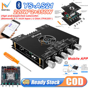 YS-AS21 2*220W+350W TPA3251 Bluetooth Amplifier Board 2.1Ch Subwoofer Theater Audio Stereo Board